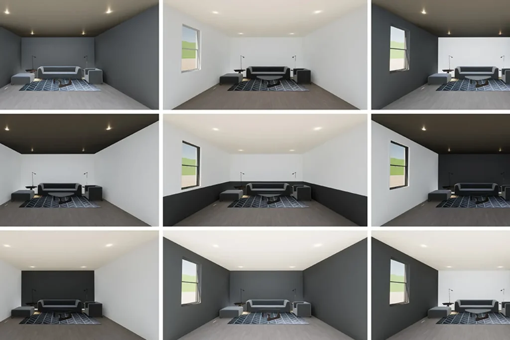 تاثیر رنگ بر درک ما از فضاهای داخلی