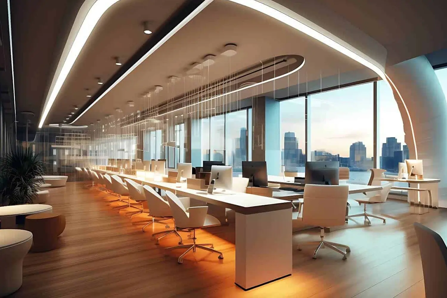 ایده خلاقانه طراحی دفتر کار مدرن 1404